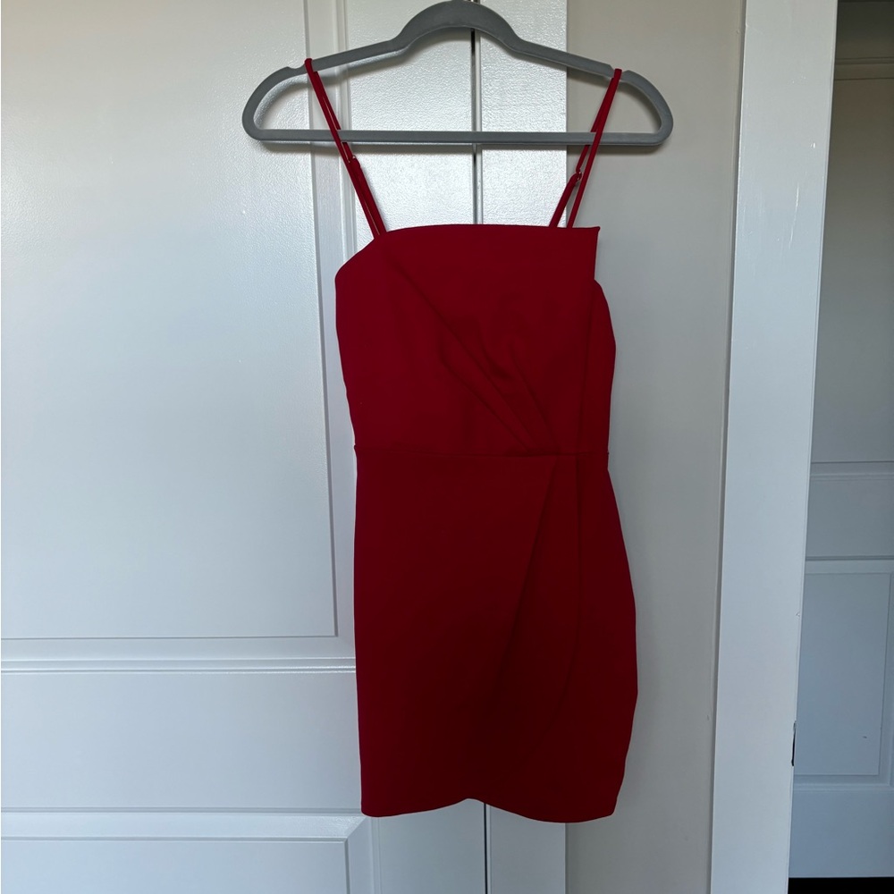 Lulus red mini dress